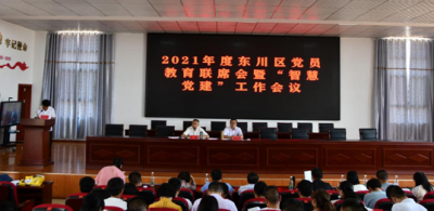 东川区召开2021年度党员教育联席会暨“智慧党建”工作会议